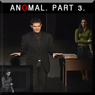 Mentalist Ehud Segev performs his critically acclaimed show "Anomal" Part 3