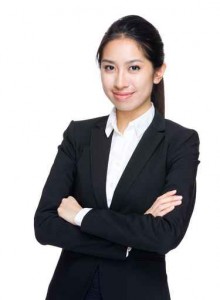 Asian business woman portrait