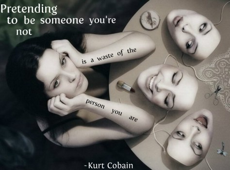 Just be yourself.
