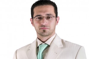 isolated businessman portrait